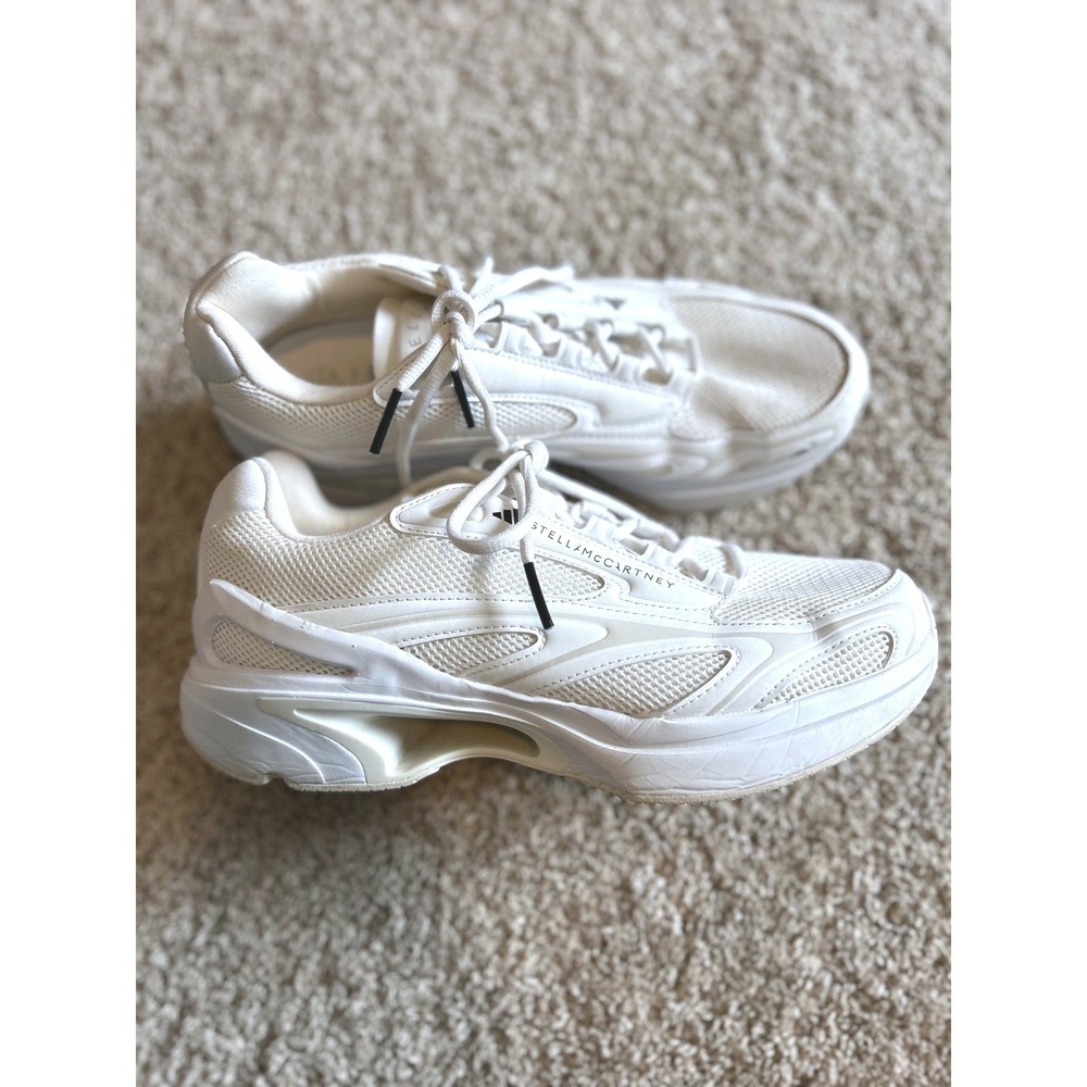 Adidas by Stella McCartney Sportswear 2000 White Mesh Chunky Sneakers SZ 8.5